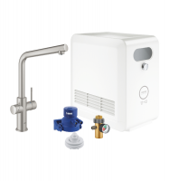 STARTER KIT CAÑO EN L SUPERSTEEL BLUE PROFESSIONAL GROHE